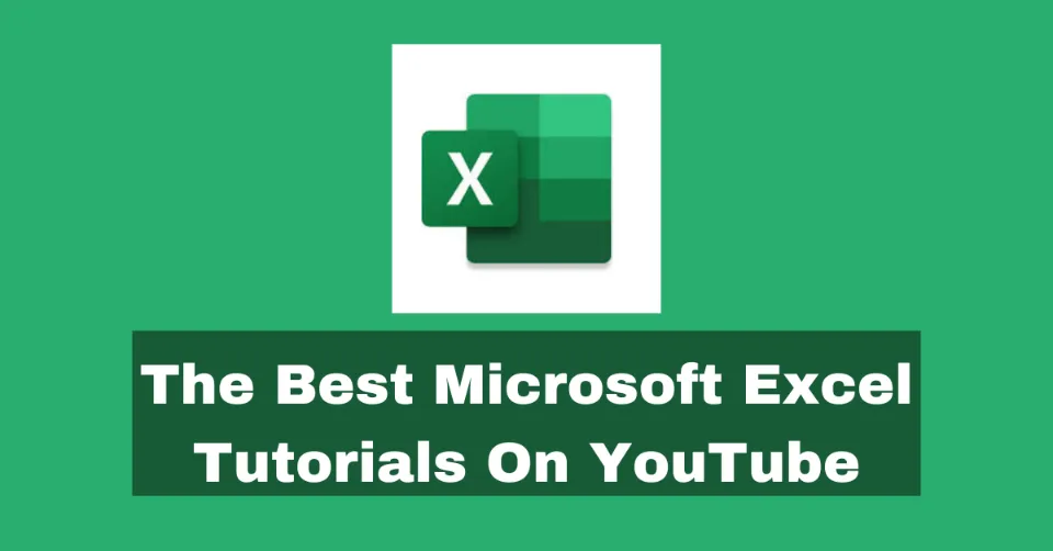 25+ Best  Microsoft Excel Tutorials